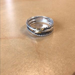 David Yurman Jewelry - David Yurman X Crossover Ring, Size 7 David Yurman Jewelry - David Yurman X Crossover Ring, Size 7